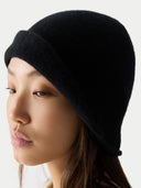 Eleganter Filz-Bucket Hat Schwarz - Gobi Cashmere