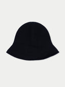 Eleganter Filz-Bucket Hat Schwarz - Gobi Cashmere