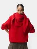 Kaschmir-Cape-Schal Fiery Red - Gobi Cashmere