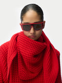 Kaschmir-Cape-Schal Fiery Red - Gobi Cashmere