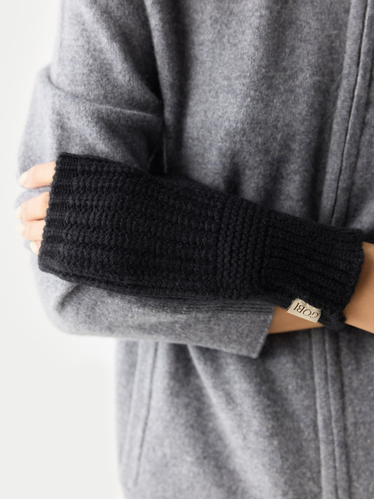 gobi cashmere handschuhe Rippstrick-Kaschmirhandschuhe