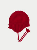 Ultimate Warmth Strick-Bindemütze Chili Pepper - Gobi Cashmere