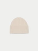 Grob gerippte Beanie-Mütze Beige - Gobi Cashmere