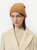 Rippenstrick Kaschmir Mütze /Unisex/