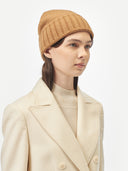 Rippenstrick Kaschmir Mütze /Unisex/