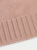 Unisex Kaschmir Rippenstrick-Mütze lehmziegelrosa - Gobi Cashmere