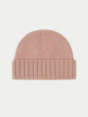 Unisex Kaschmir Rippenstrick-Mütze lehmziegelrosa - Gobi Cashmere