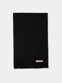 Leichter Webschal aus Kaschmir Schwarz - Gobi Cashmere