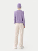 99€ Kaschmir Set Pullover & Mütze Purple Ash | GOBI Cashmere