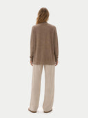 Ajour-Strick Kaschmir-Cardigan
