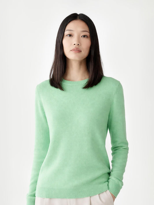 Damen Kaschmir R-Ausschnitt Pullover - Gobi Cashmere