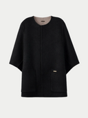 Ponchojacke aus Kaschmir mit Tasche