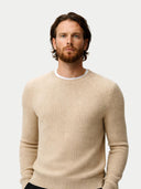 Herren Kaschmir-Pullover im Waffelstrick Warmes Gray - Gobi Cashmere #color_warmes-gray
