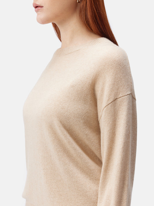 Asymmetrischer Pullover aus Kaschmir
