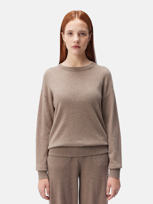 Asymmetrischer Pullover aus Kaschmir