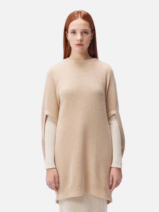 Kokonpullover aus Kaschmir