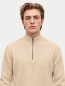 Leichter Kaschmirpullover mit Rundhalsausschnitt