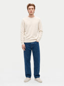 Feiner Kaschmirpullover mit Rundhalsausschnitt