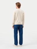 Feiner Kaschmirpullover mit Rundhalsausschnitt