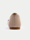 Mercerisierte Woll-Kaschmir-Strick-Ballerinas | GOBI Cashmere #color_beige