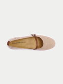 Mercerisierte Woll-Kaschmir-Strick-Ballerinas | GOBI Cashmere #color_beige