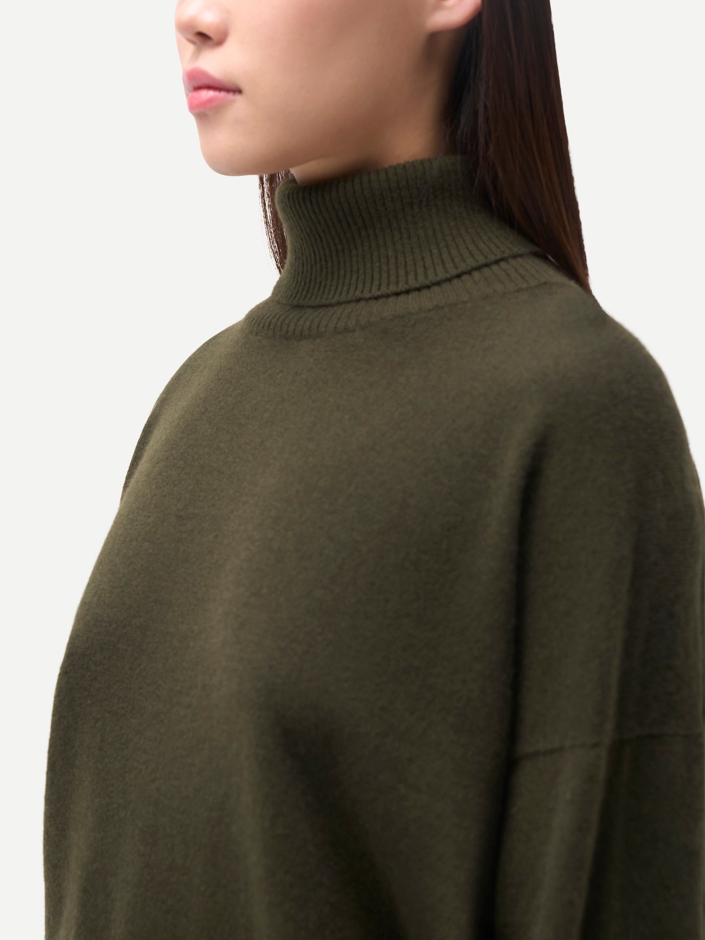Damen Kaschmir Rollkragenpullover