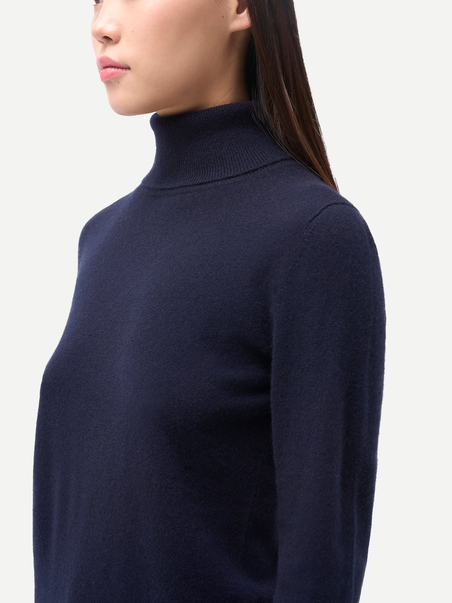 Zeitloser Kaschmir-Rollkragenpullover
