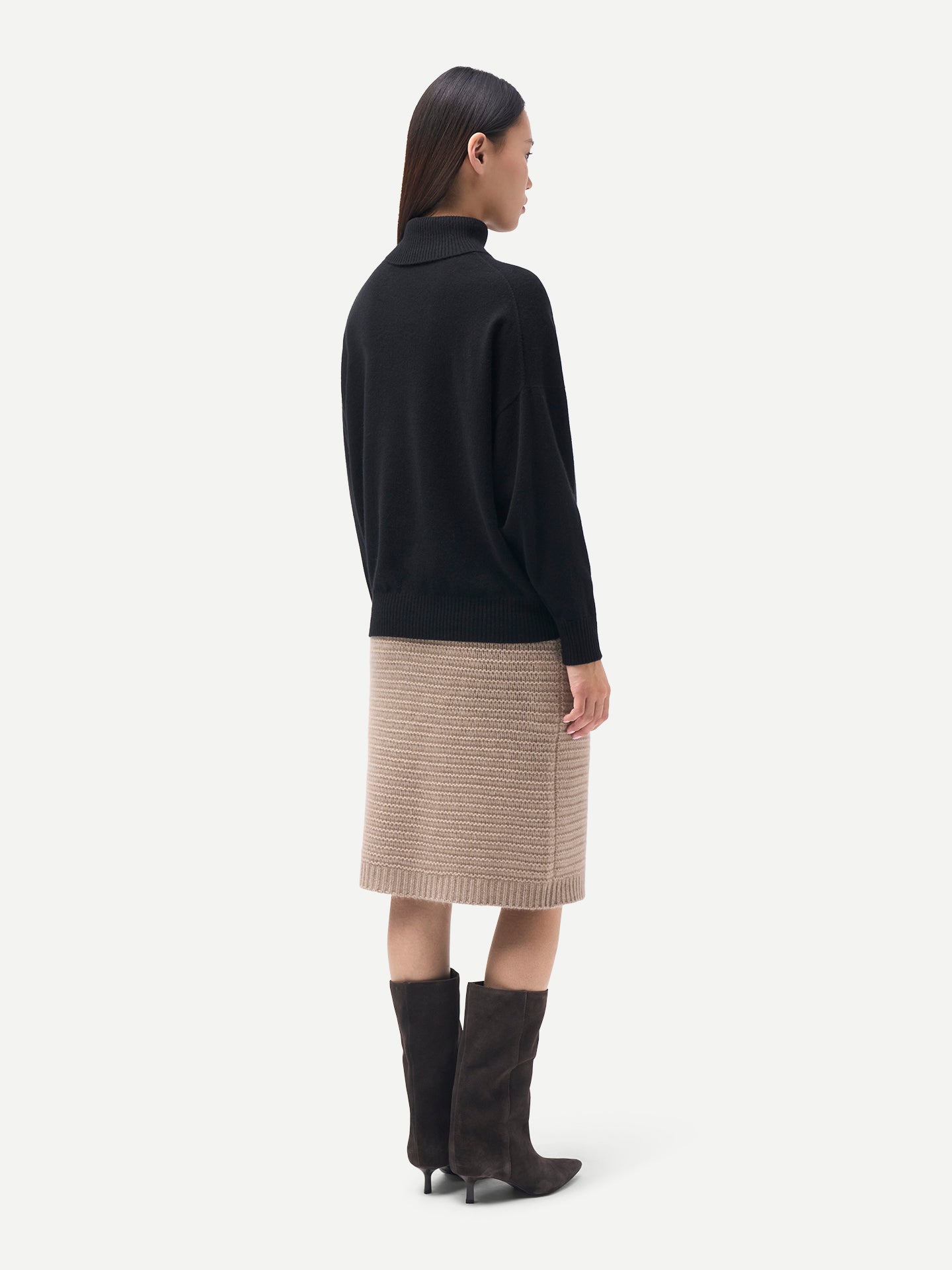 Damen Kaschmir Rollkragenpullover