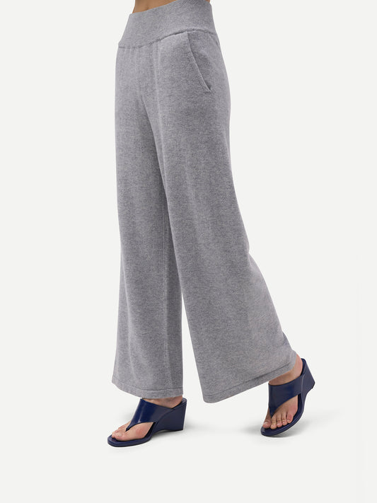 Weite Kaschmirhose