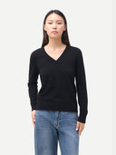 Mongolischer Kaschmir-V-Ausschnitt-Pullover | GOBI Cashmere
