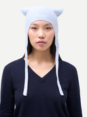 Mütze mit Ohrenklappen Illusion Blau - Gobi Cashmere