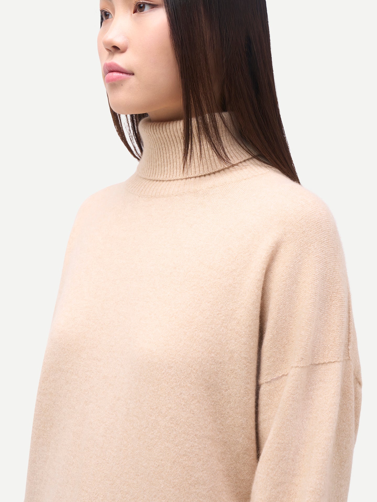Damen Kaschmir Rollkragenpullover