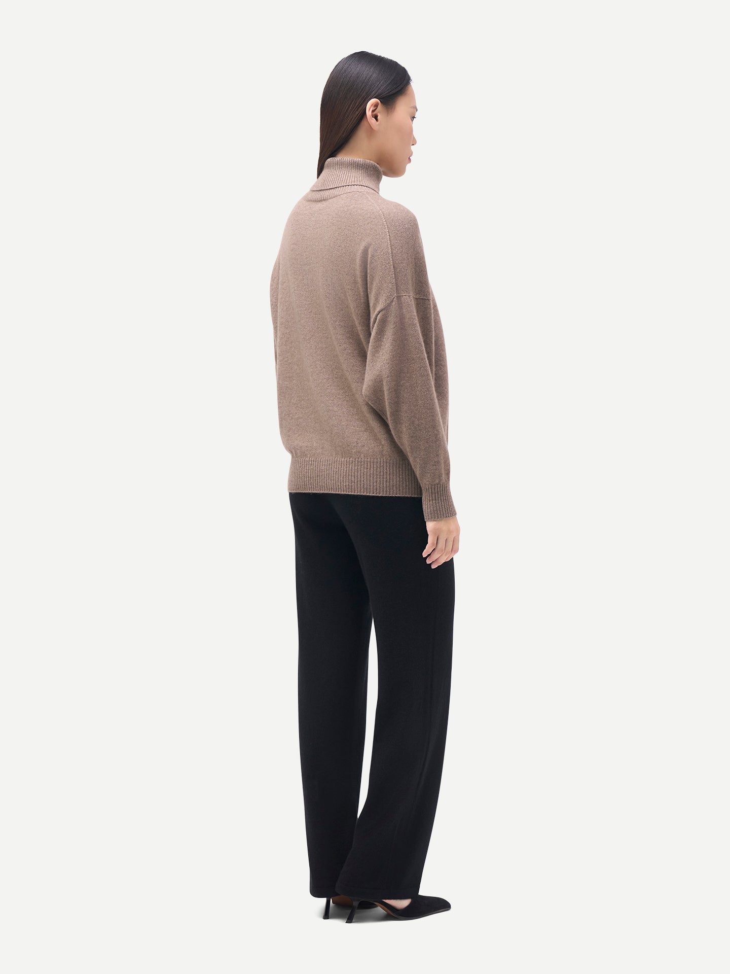 Damen Kaschmir Rollkragenpullover