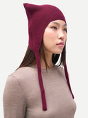 Mütze mit Ohrenklappen Tawny Port - Gobi Cashmere