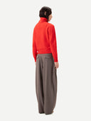 Kaschmir-Pullover mit Doppellkragen Fiery Red - Gobi Cashmere #color_fiery-red