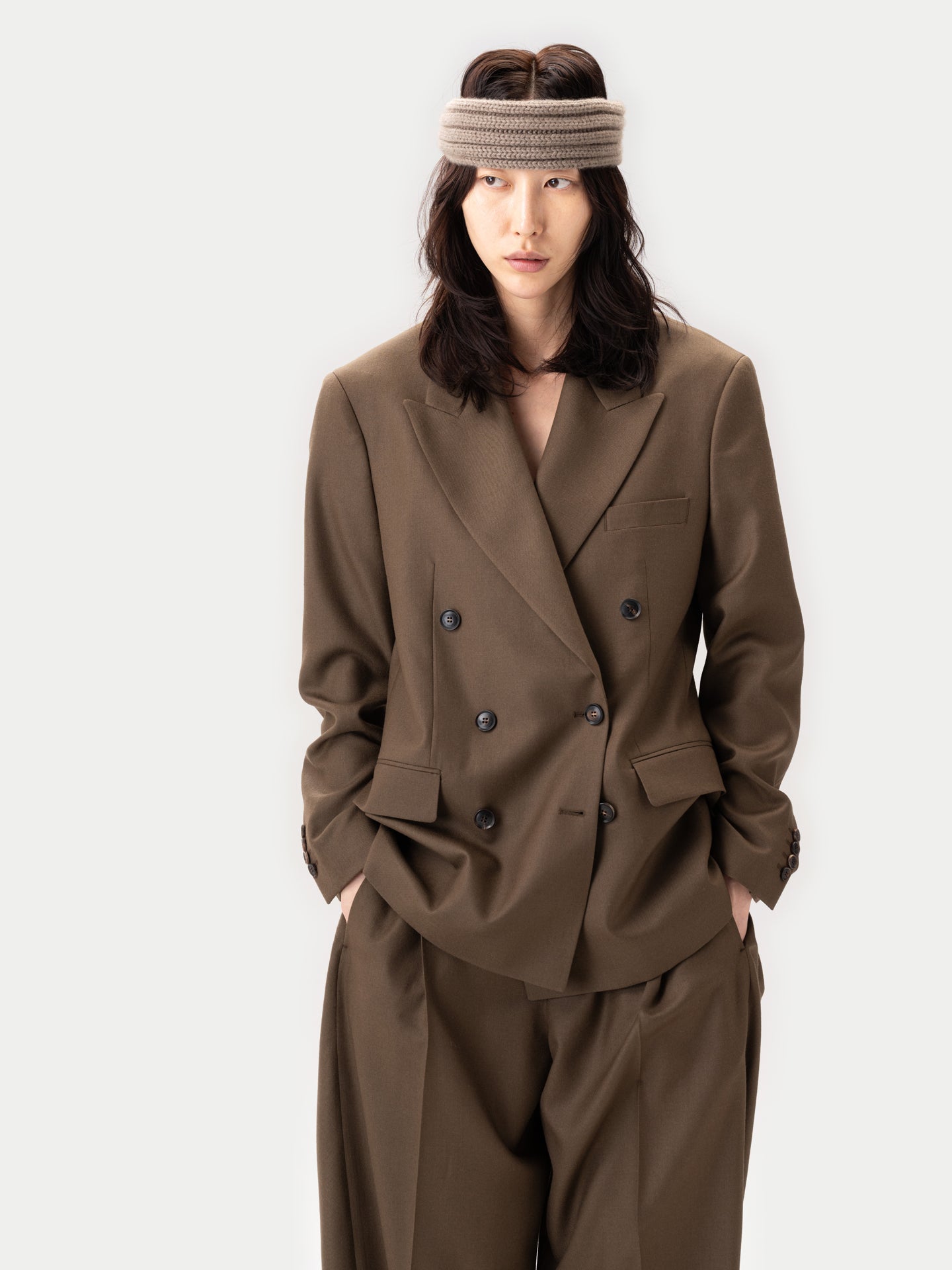 Doppelreihiger Kaschmir Blazer