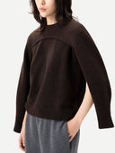 Kaschmir-Rundhals-Twinset Mole - Gobi Cashmere #color_mole
