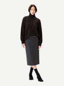 Unisex Kaschmir-Pullover mit hohem Kragen Mole - Gobi Cashmere #color_mole
