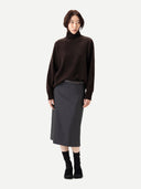 Unisex Kaschmir-Pullover mit hohem Kragen Mole - Gobi Cashmere #color_mole