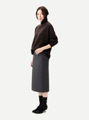 Unisex Kaschmir-Pullover mit hohem Kragen Mole - Gobi Cashmere #color_mole