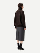 Unisex Kaschmir-Pullover mit hohem Kragen Mole - Gobi Cashmere #color_mole