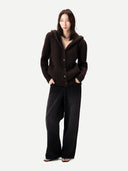 Kaschmir-Cardigan Damen mit breiten Schultern | GOBI
