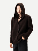 Kaschmir-Cardigan Damen mit breiten Schultern | GOBI
