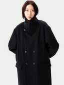 Unisex Kaschmir Trenchcoat Schwarz - Gobi Cashmere