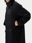 Unisex Kaschmir Trenchcoat Schwarz - Gobi Cashmere