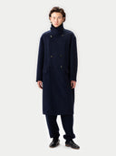 Unisex Kaschmir Trenchcoat Navy Blazer - Gobi Cashmere