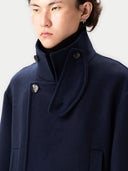 Unisex Kaschmir Trenchcoat Navy Blazer - Gobi Cashmere