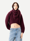 Kaschmir-Cape-Schal Burgundy - Gobi Cashmere