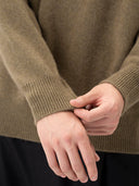Unisex Kaschmir-Pullover mit hohem Kragen Aloe - Gobi Cashmere