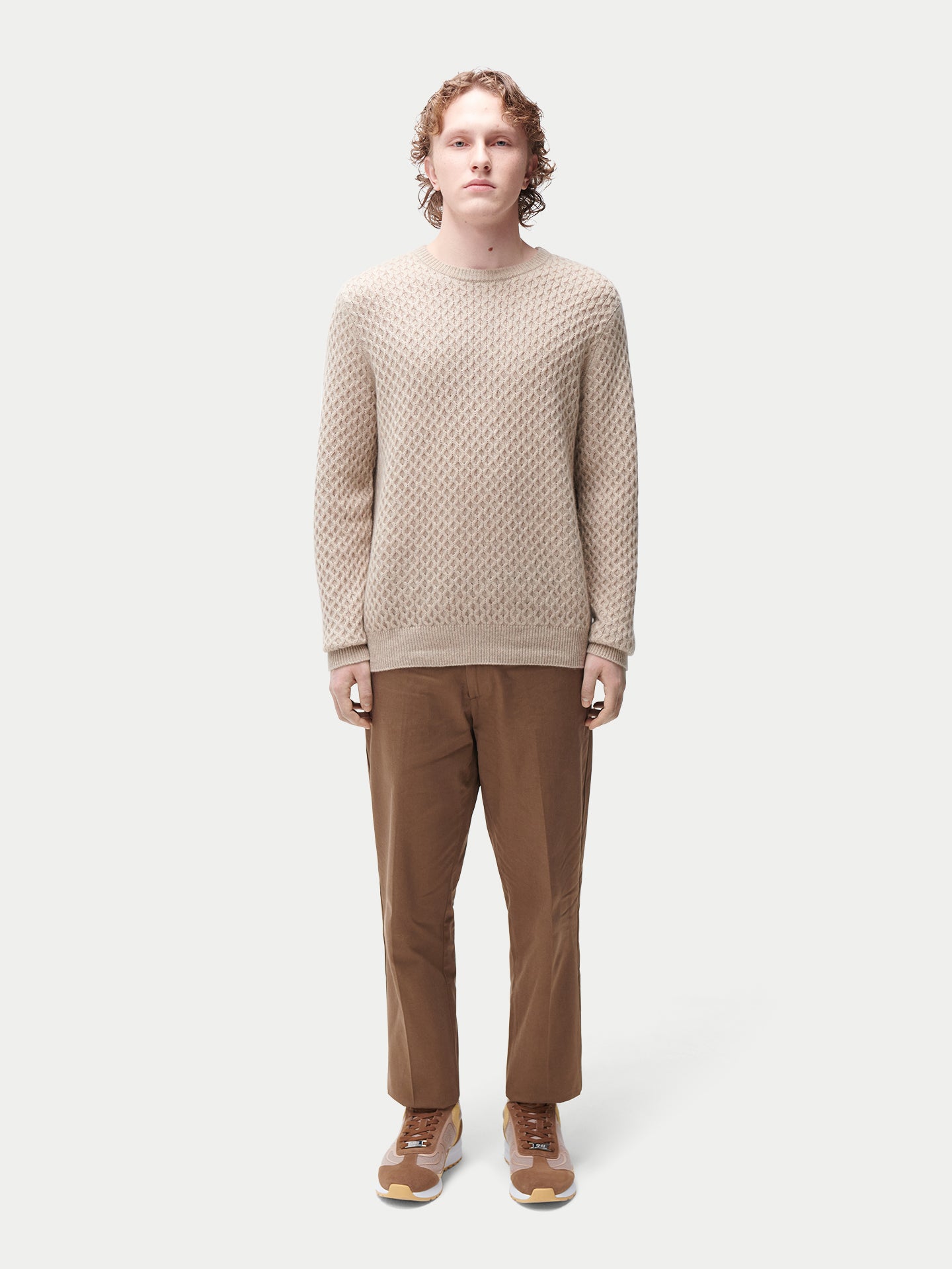Zopfmuster Kaschmirpullover